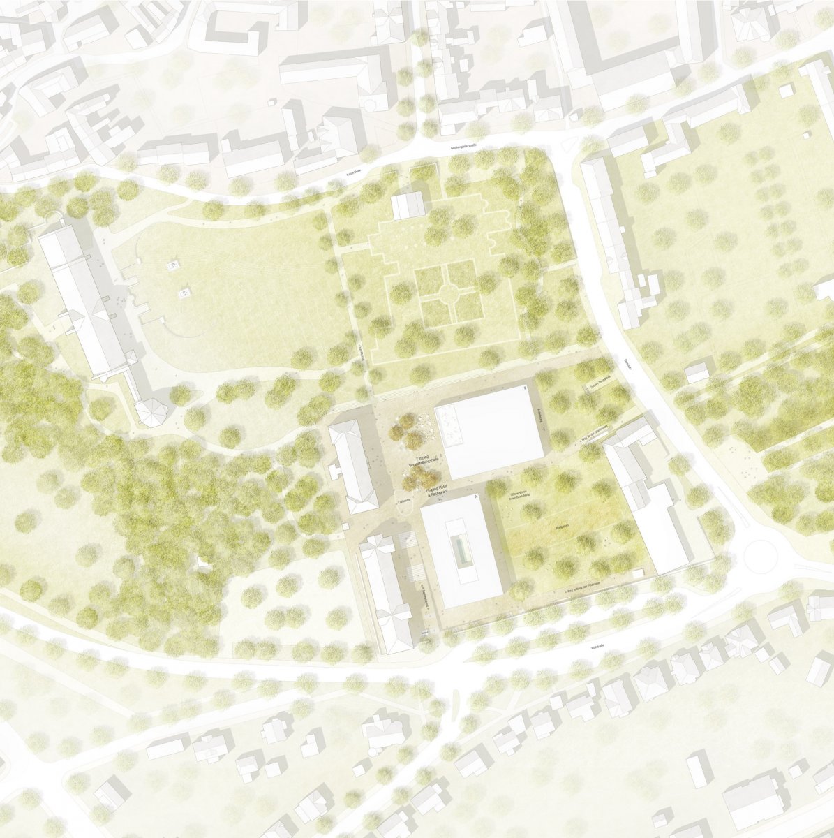 Lageplan (Waechter + Waechter Architekten BDA, Darmstadt)