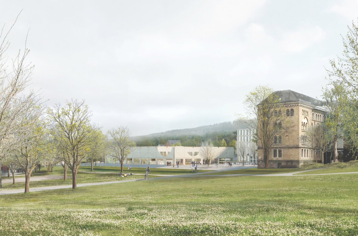 Visualisierung von der Kaiserpfalz (Waechter + Waechter Architekten BDA, Darmstadt )