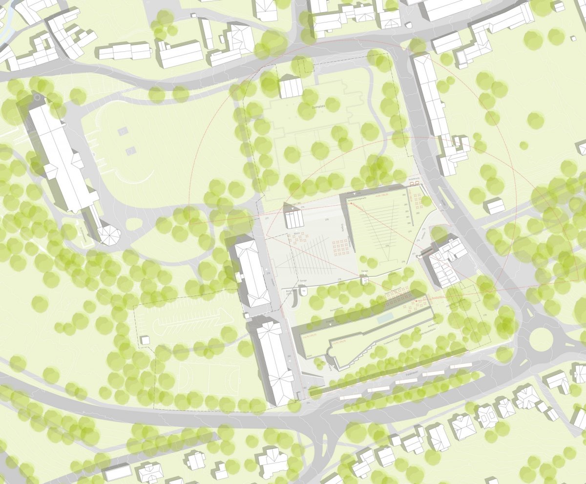 Lageplan (Lederer Ragnarsdottir Oei, Stuttgart)