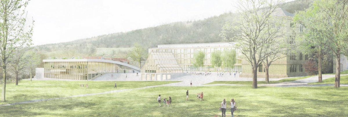 Visualisierung von der Kaiserpfalz (Lederer Ragnarsdottir Oei, Stuttgart)