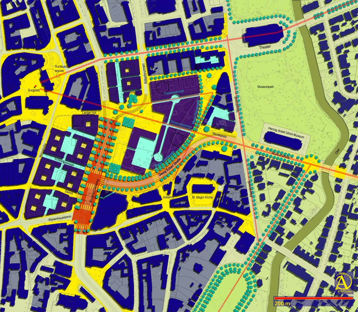 Überdachter Stadt-und Schlossplatz, Regiohalle