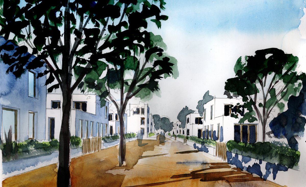 Blick 3: Wohnstraße