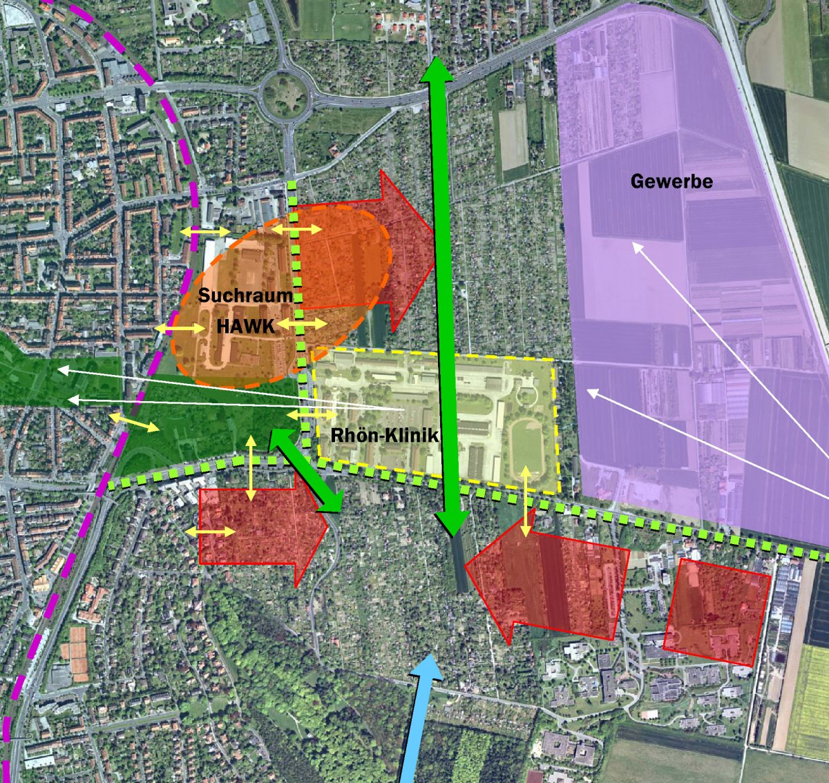 Erweiterung Oststadt: Potentiale