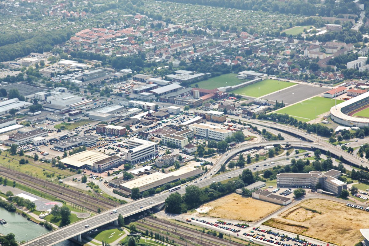 GE Dieselstraße: Blick aus Richtung Nordwesten