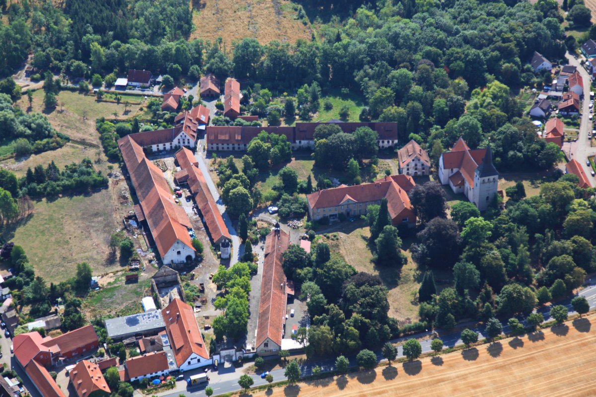 Vogelperspektive von Nordwesten