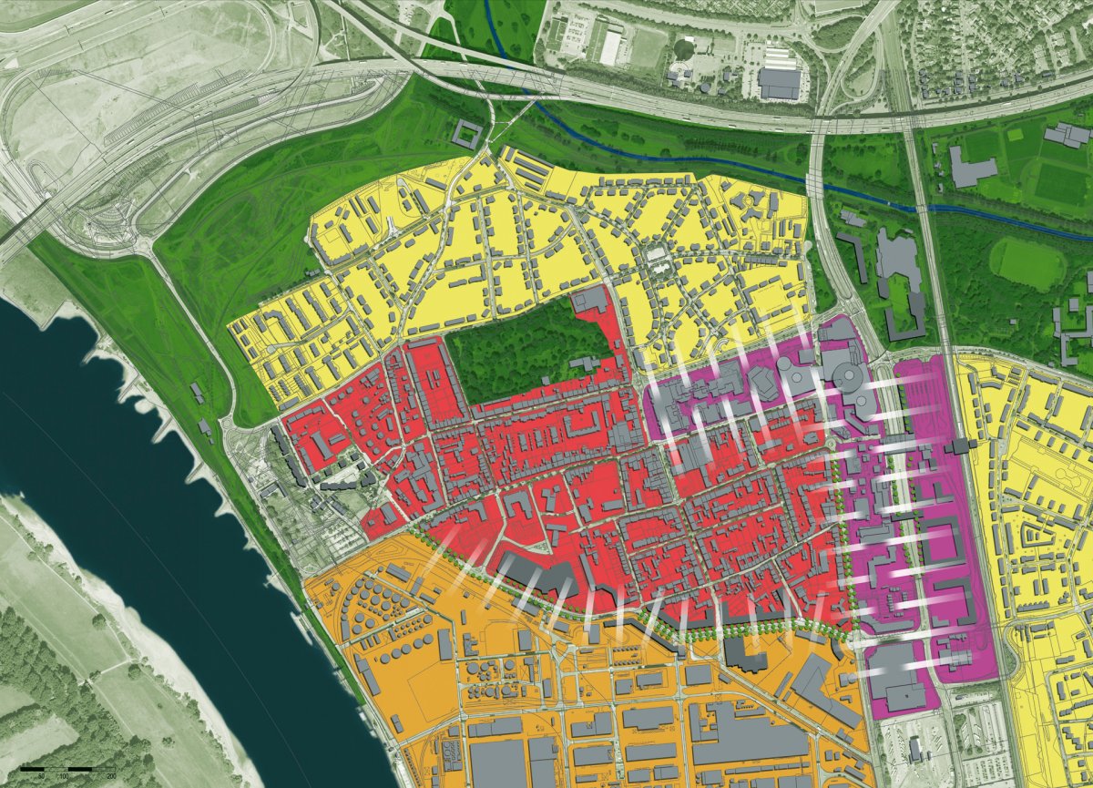 Stadtgrundriss-Ziel: Gegensätze vermitteln