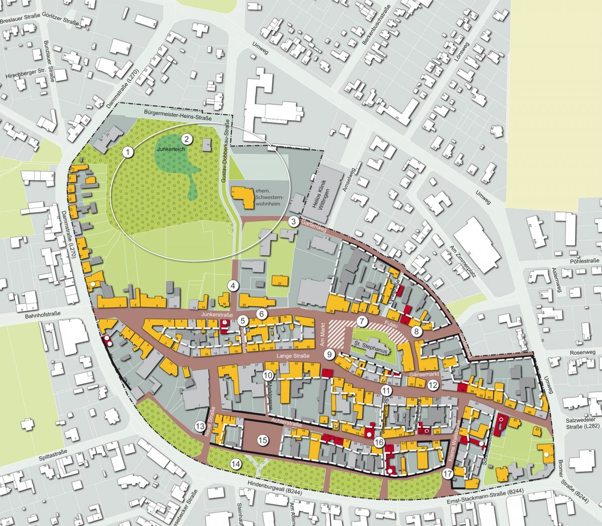 Maßnahmenplan für die Innenstadt
